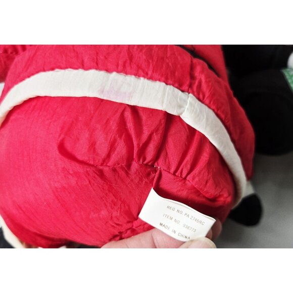 3 Vintage Christmas Santa Claus Puffalump Plush - Picture 10 of 13